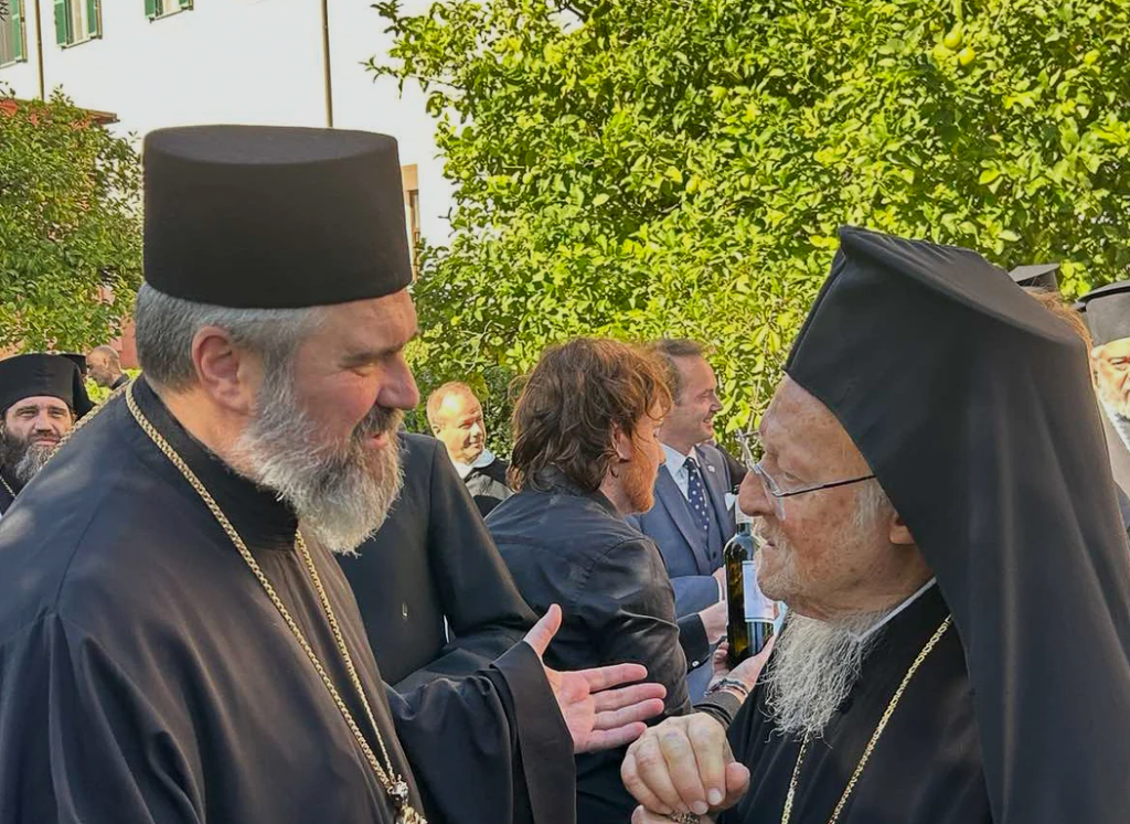 Средба на Митрополитот Дебарско-кичевски г. Георгиј со Вселенскиот патријарх Вартоломеј во Рим