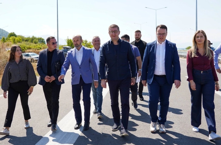 МИЦКОСКИ: Почна изградбата на автопатот Букојчани – Кичево, делата се наша одлика, а развојот на Македонија е наша обврска
