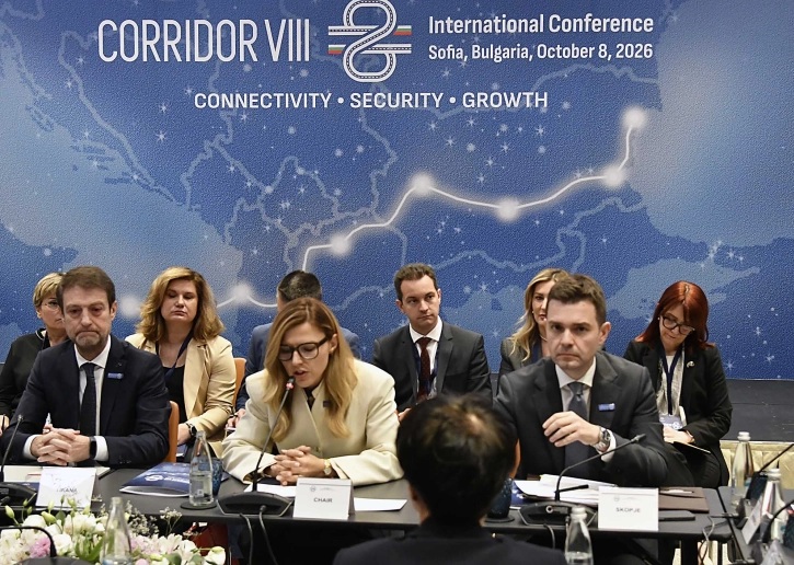 МИНИСТЕРСКА КОНФЕРЕНЦИЈА ВО СОФИЈА: Тема е Коридорот 8, а на маргините Муцунски ќе има средби со Марта Кос и со Петрова-Чамова