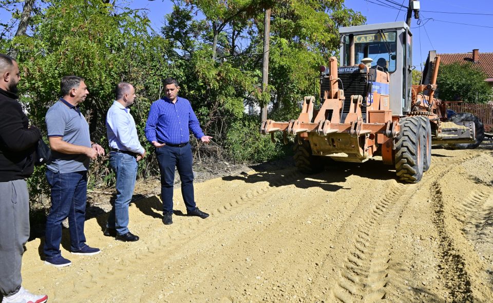 Општина Илинден започна со реконструкција на улици во Марино и Кадино